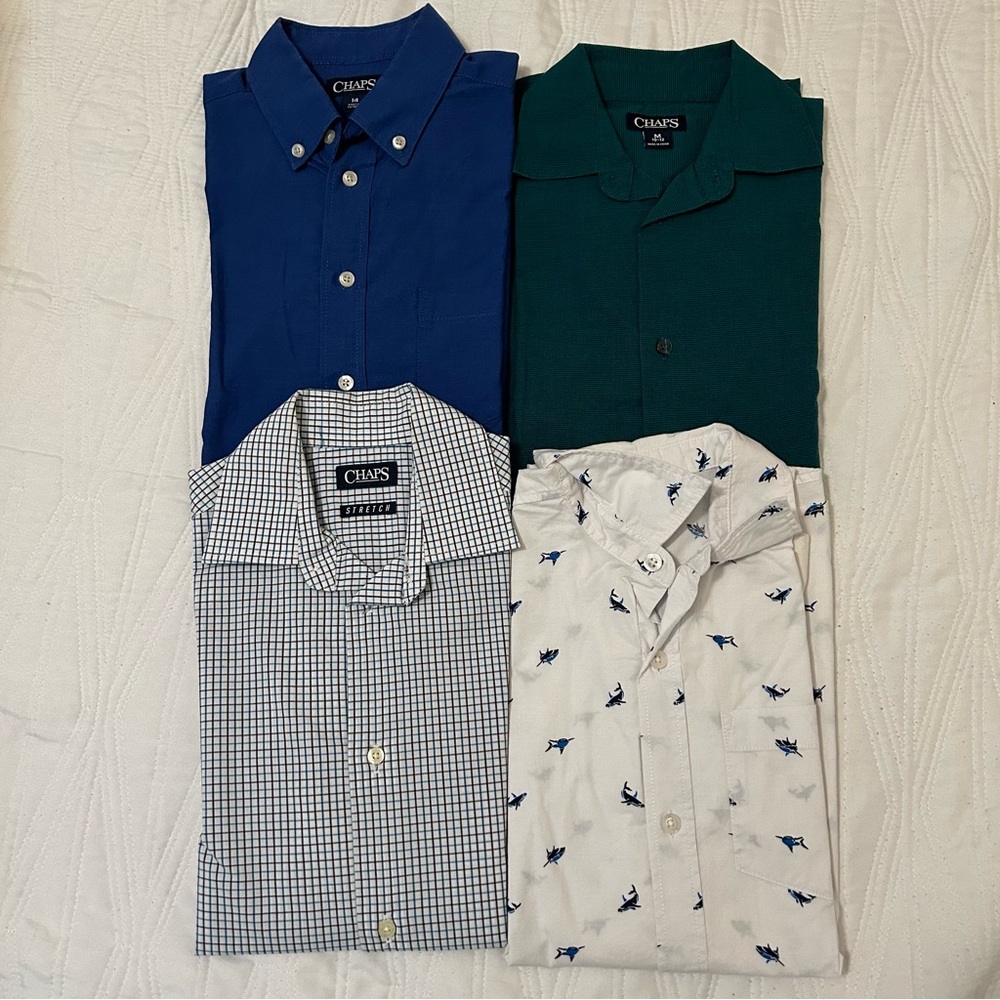 Boys Long Sleeve Button Down Shirts